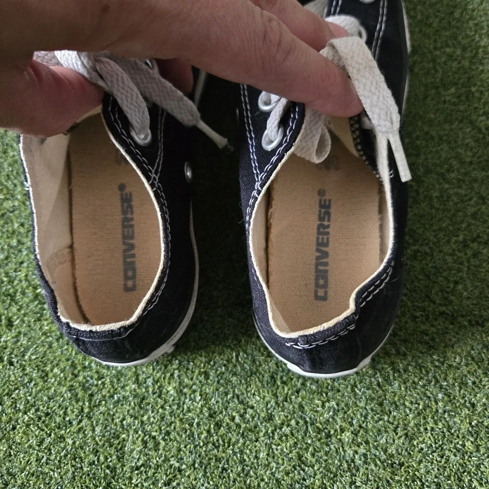Kids Black Converse All Star Sneakers Size 13 Unisex